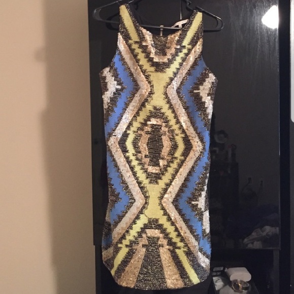 english rose Dresses & Skirts - SEQUIN Tribal Dress